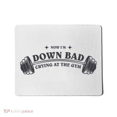 Now Im Down Bad Crying At The Gym Ttpd Album Mousepad
