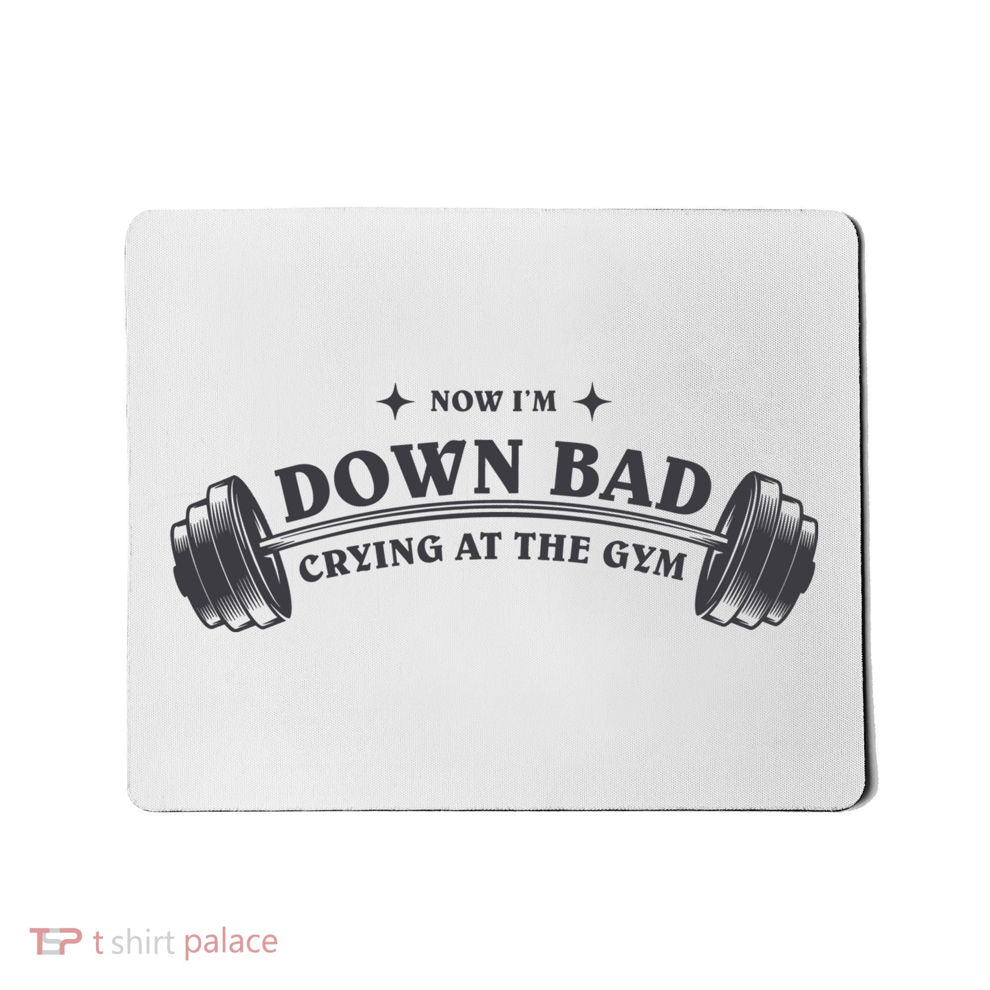 Now Im Down Bad Crying At The Gym Ttpd Album Mousepad