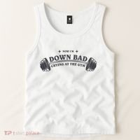 Now Im Down Bad Crying At The Gym Ttpd Album Tank Top thumb 2