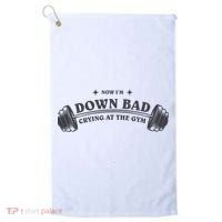 Now Im Down Bad Crying At The Gym Ttpd Album Golf Towel thumb 0