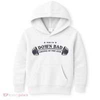 Now Im Down Bad Crying At The Gym Ttpd Album Kids Hoodie thumb 0