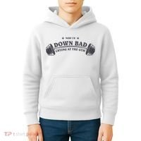Now Im Down Bad Crying At The Gym Ttpd Album Kids Hoodie thumb 4