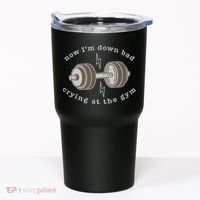 Now IM Down Bad Crying At The Gym Tumbler thumb 0