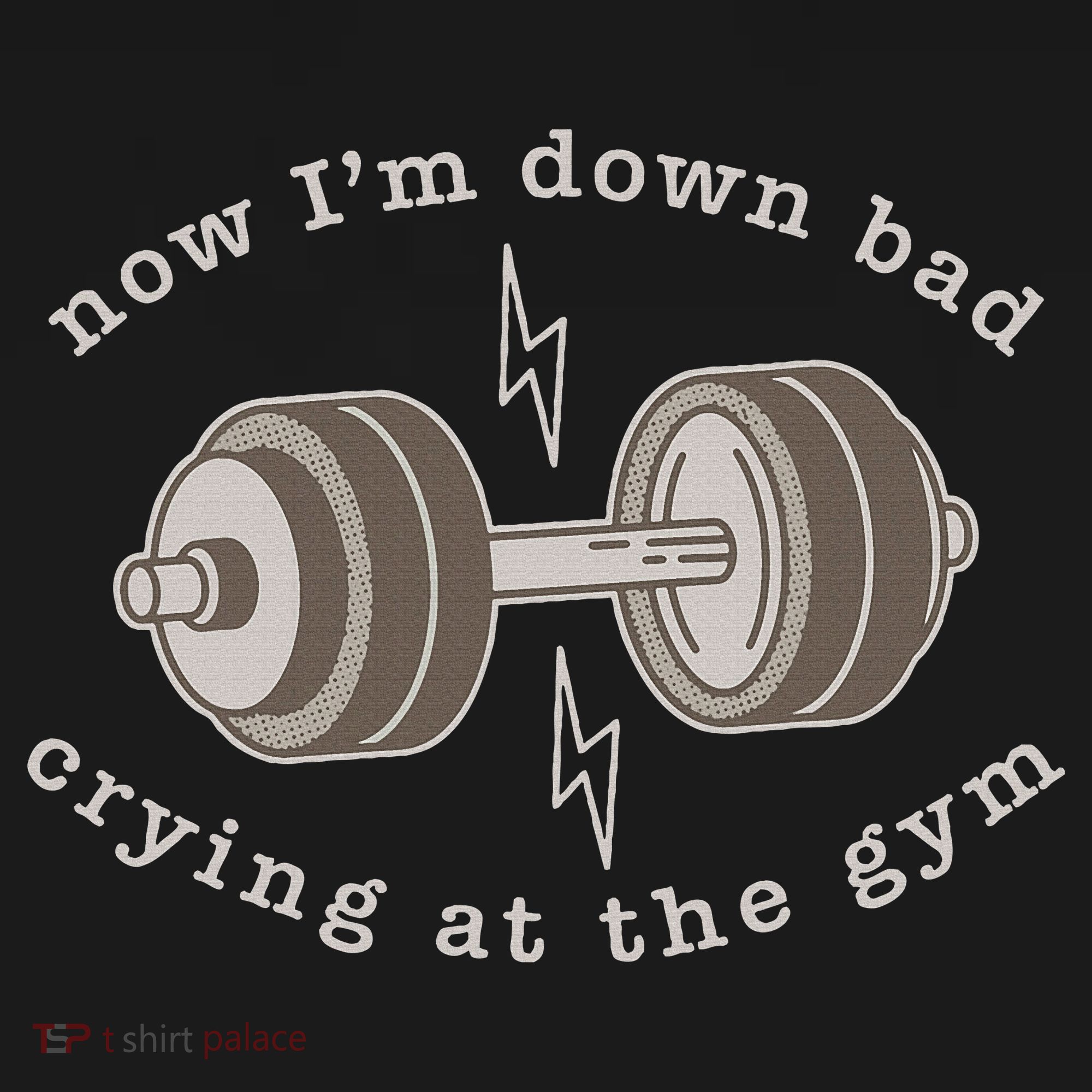 Now IM Down Bad Crying At The Gym Kids Sweatshirt