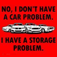 No I Don't Have A Car Problem I Have A Storage Problem Santa Hat thumb 1