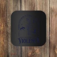 Nowhere In Existence Violence Retro Fantasy Book Dragon Coaster thumb 0