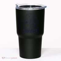 Nowhere In Existence Violence Retro Fantasy Book Dragon Tumbler thumb 0