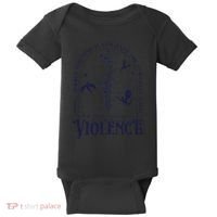 Nowhere In Existence Violence Retro Fantasy Book Dragon Baby Bodysuit thumb 0