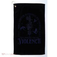 Nowhere In Existence Violence Retro Fantasy Book Dragon Golf Towel thumb 0