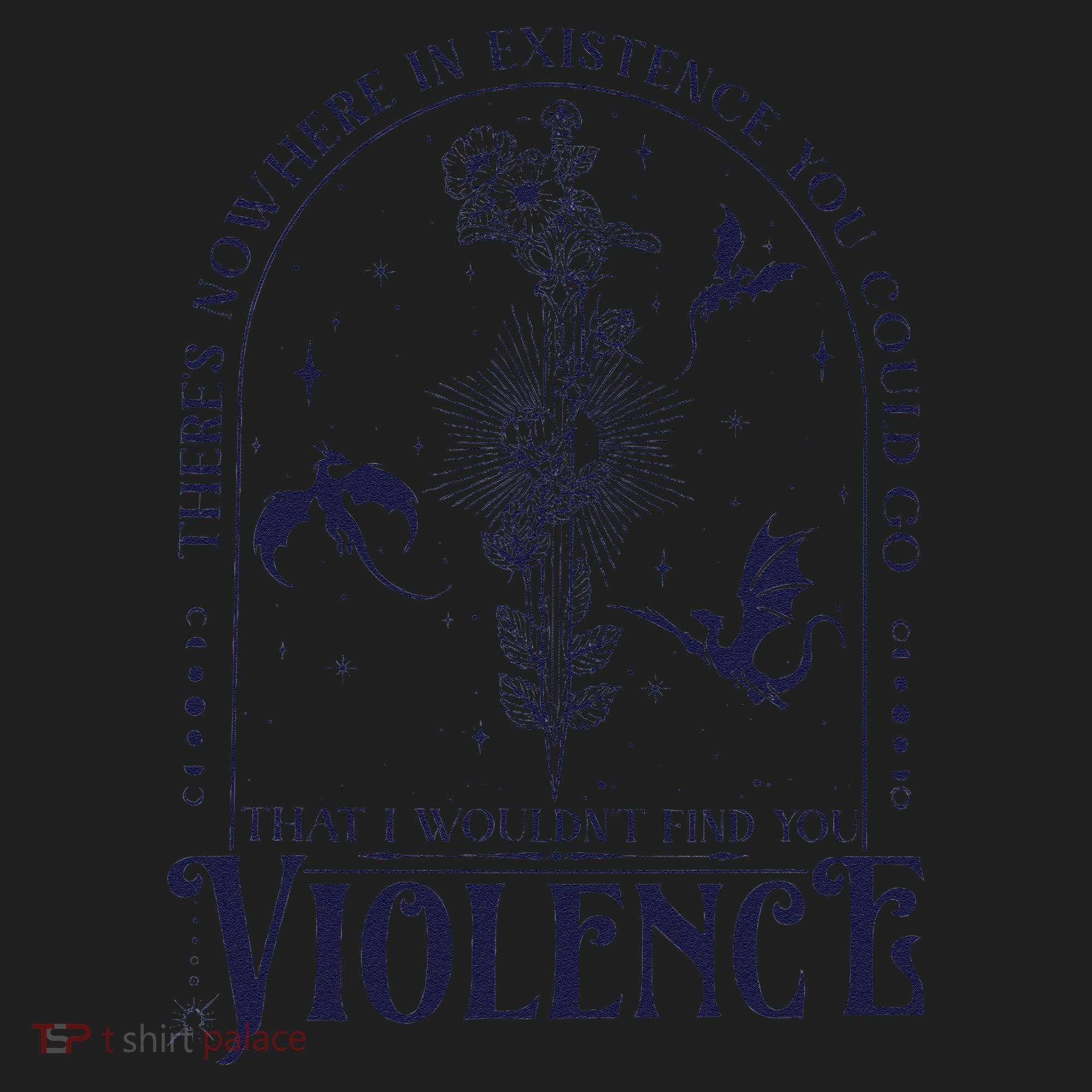 Nowhere In Existence Violence Retro Fantasy Book Dragon Golf Towel