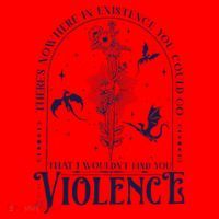 Nowhere In Existence Violence Retro Fantasy Book Dragon Santa Hat thumb 1
