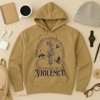 Nowhere In Existence Violence Retro Fantasy Book Dragon Hoodie thumb 3