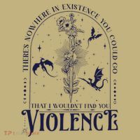 Nowhere In Existence Violence Retro Fantasy Book Dragon Sweatshirt thumb 2