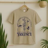 Nowhere In Existence Violence Retro Fantasy Book Dragon T-Shirt thumb 2