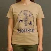 Nowhere In Existence Violence Retro Fantasy Book Dragon T-Shirt thumb 4