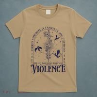 Nowhere In Existence Violence Retro Fantasy Book Dragon T-Shirt thumb 5