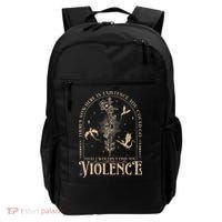 Nowhere In Existence Violence Retro Fantasy Book Dragon Backpack thumb 0