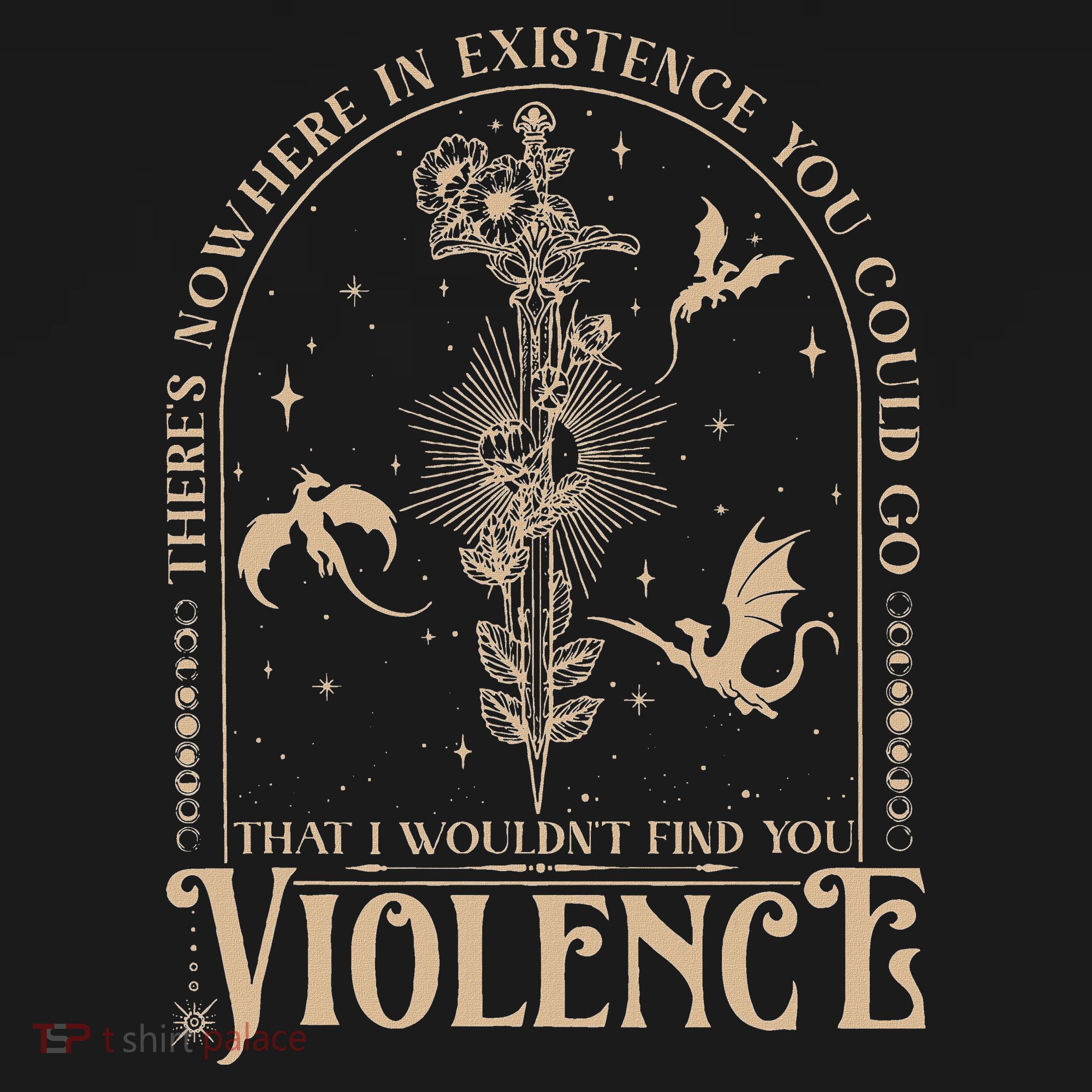 Nowhere In Existence Violence Retro Fantasy Book Dragon Baby Bodysuit