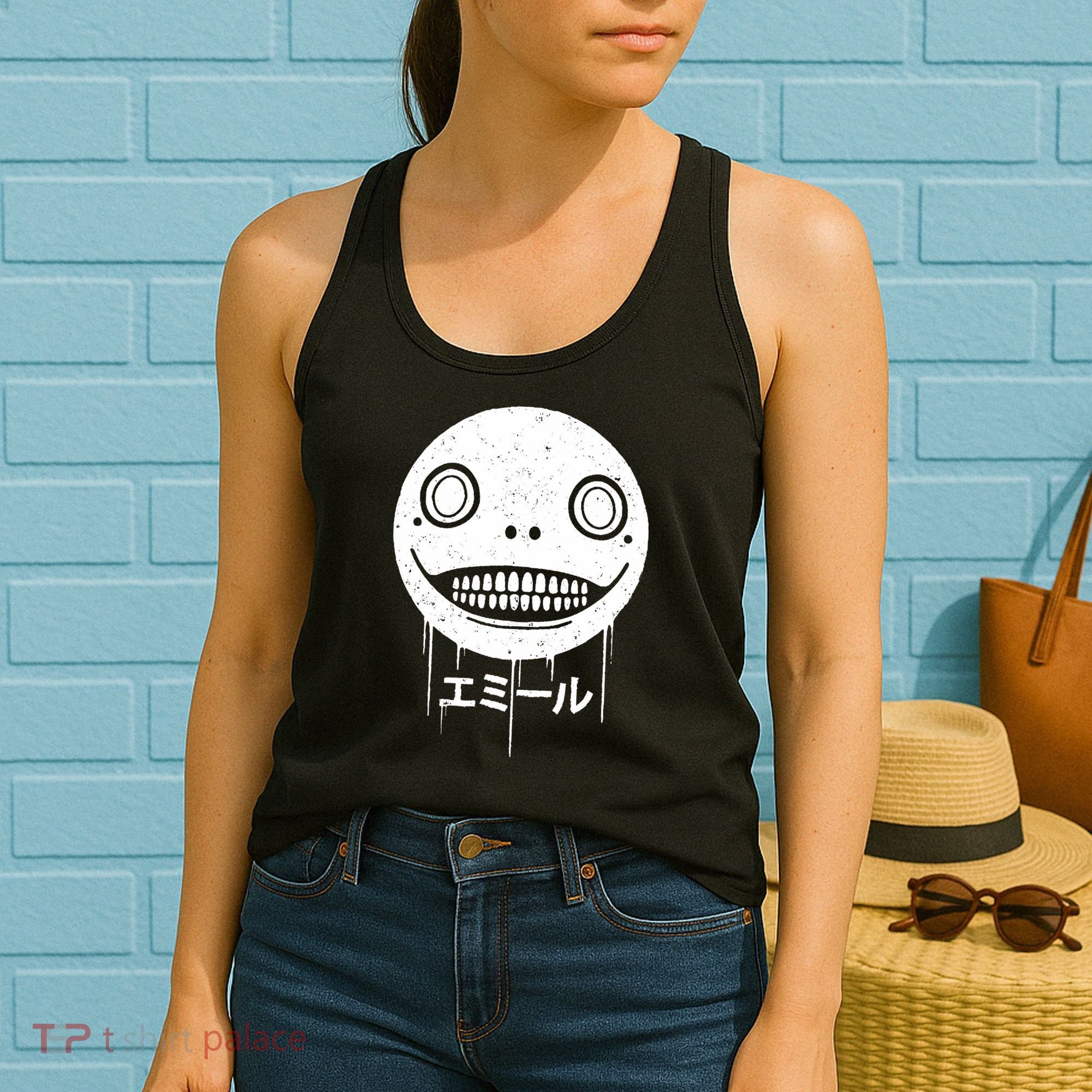 Nier Creepy Face Women's Tank Top