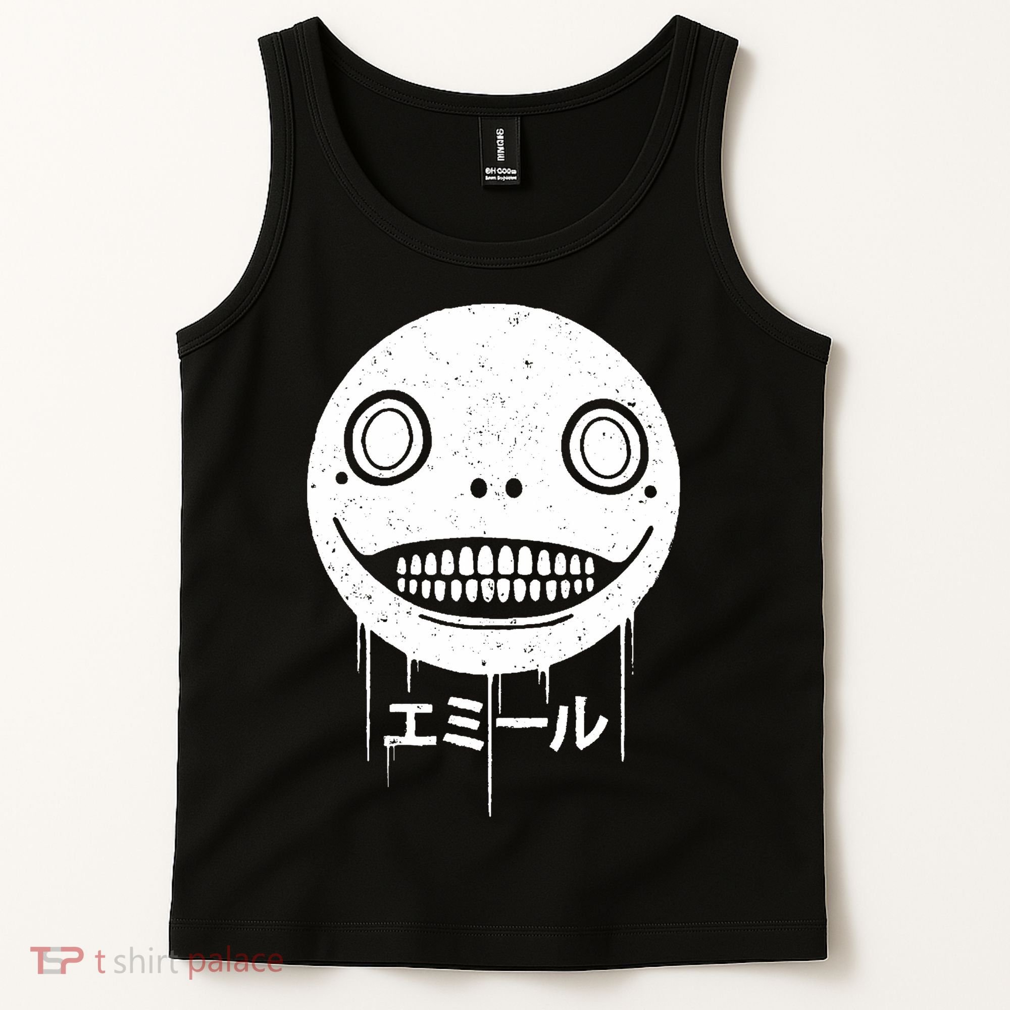 Nier Creepy Face Tank Top