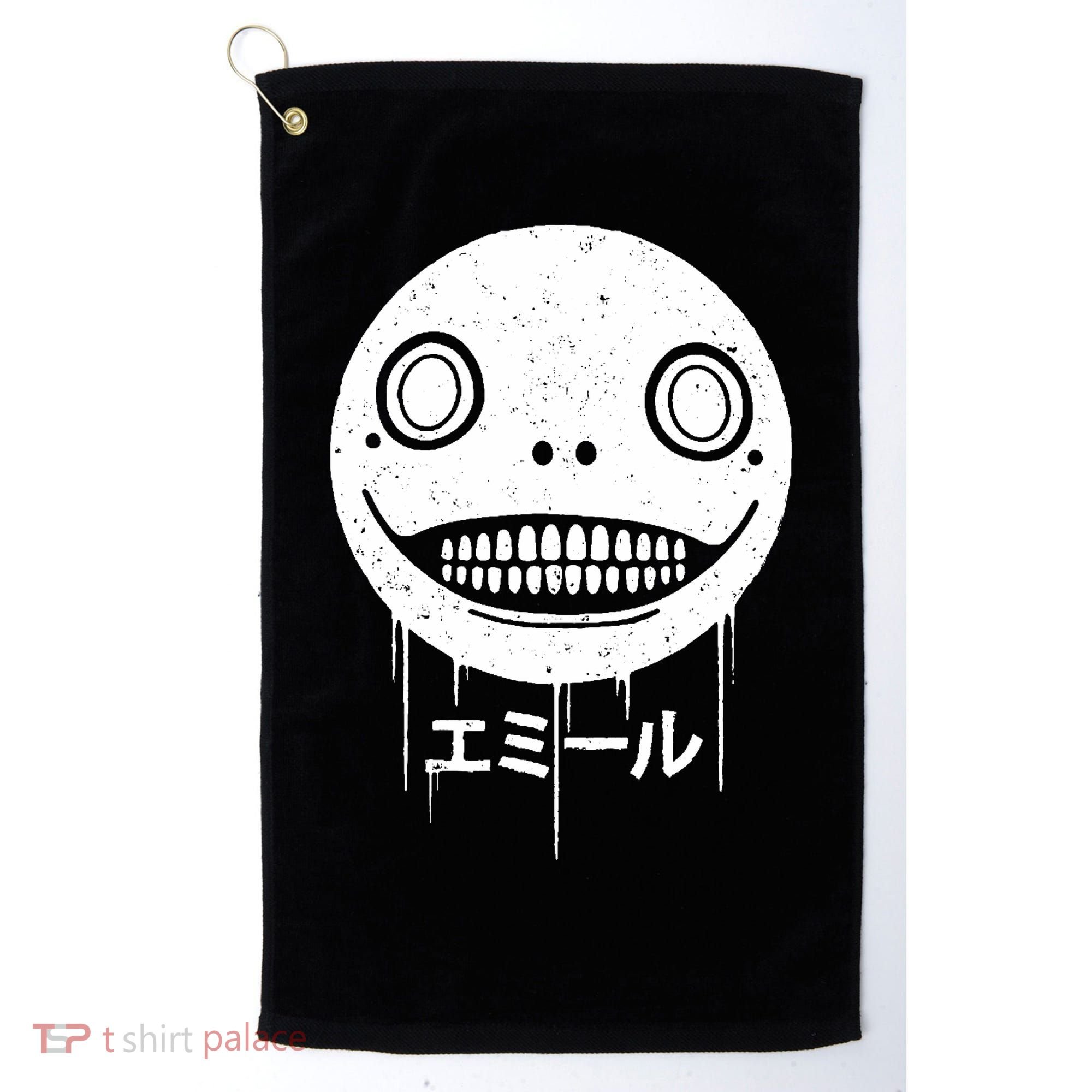 Nier Creepy Face Golf Towel