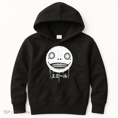 Nier Creepy Face Kids Hoodie
