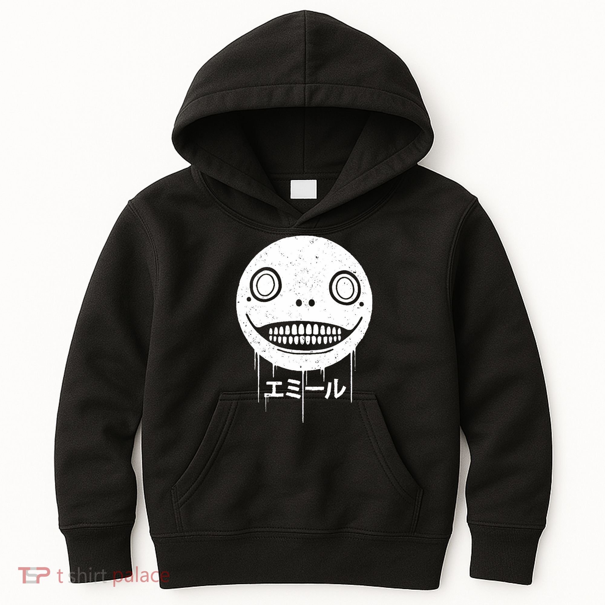 Nier Creepy Face Kids Hoodie
