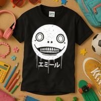 Nier Creepy Face Kids T-Shirt thumb 3