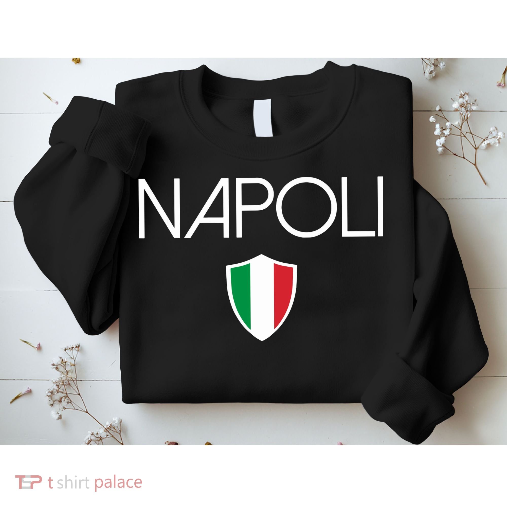 Napoli Italian Flag Naples Italy Soccer Souvenir Sweatshirt