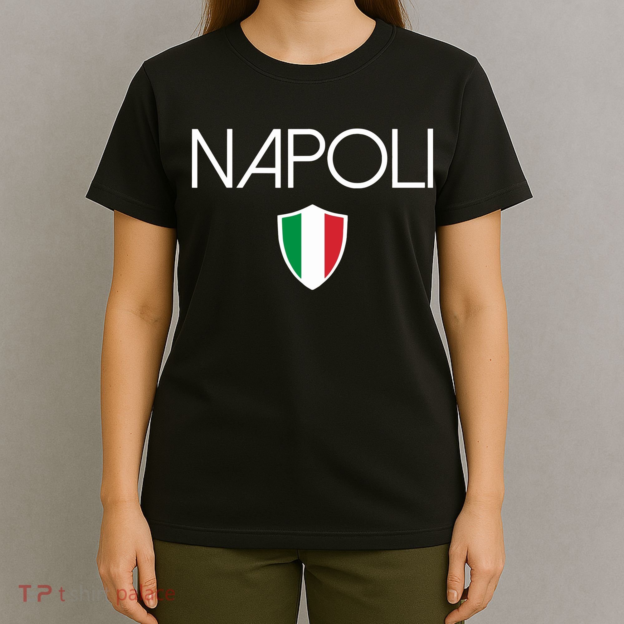 Napoli Italian Flag Naples Italy Soccer Souvenir T-Shirt