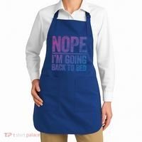 Nope IM Going Back To Bed Gift Apron thumb 2