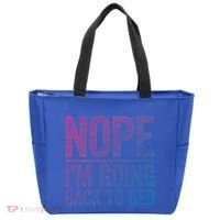 Nope IM Going Back To Bed Gift Tote Bag thumb 0