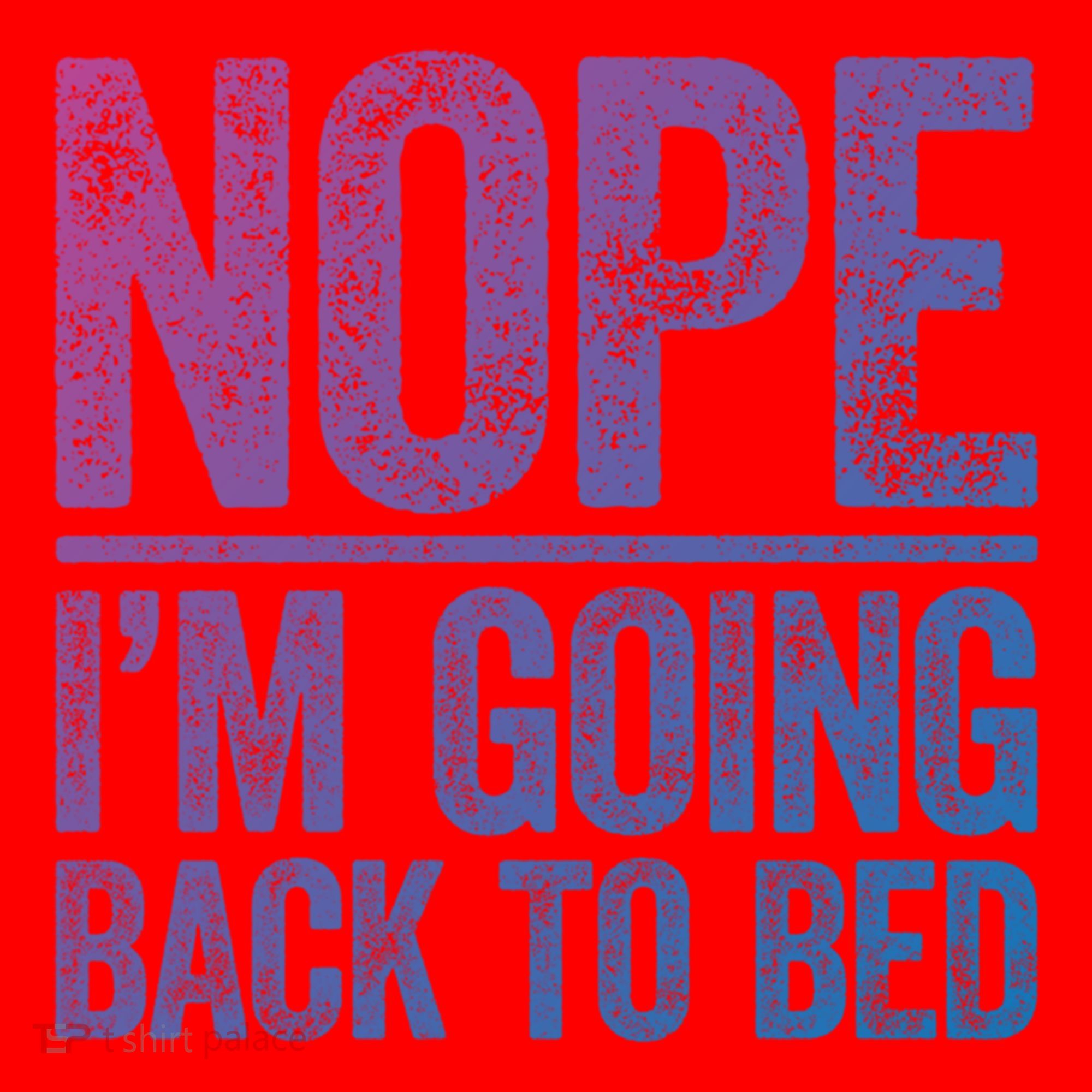 Nope IM Going Back To Bed Gift Santa Hat