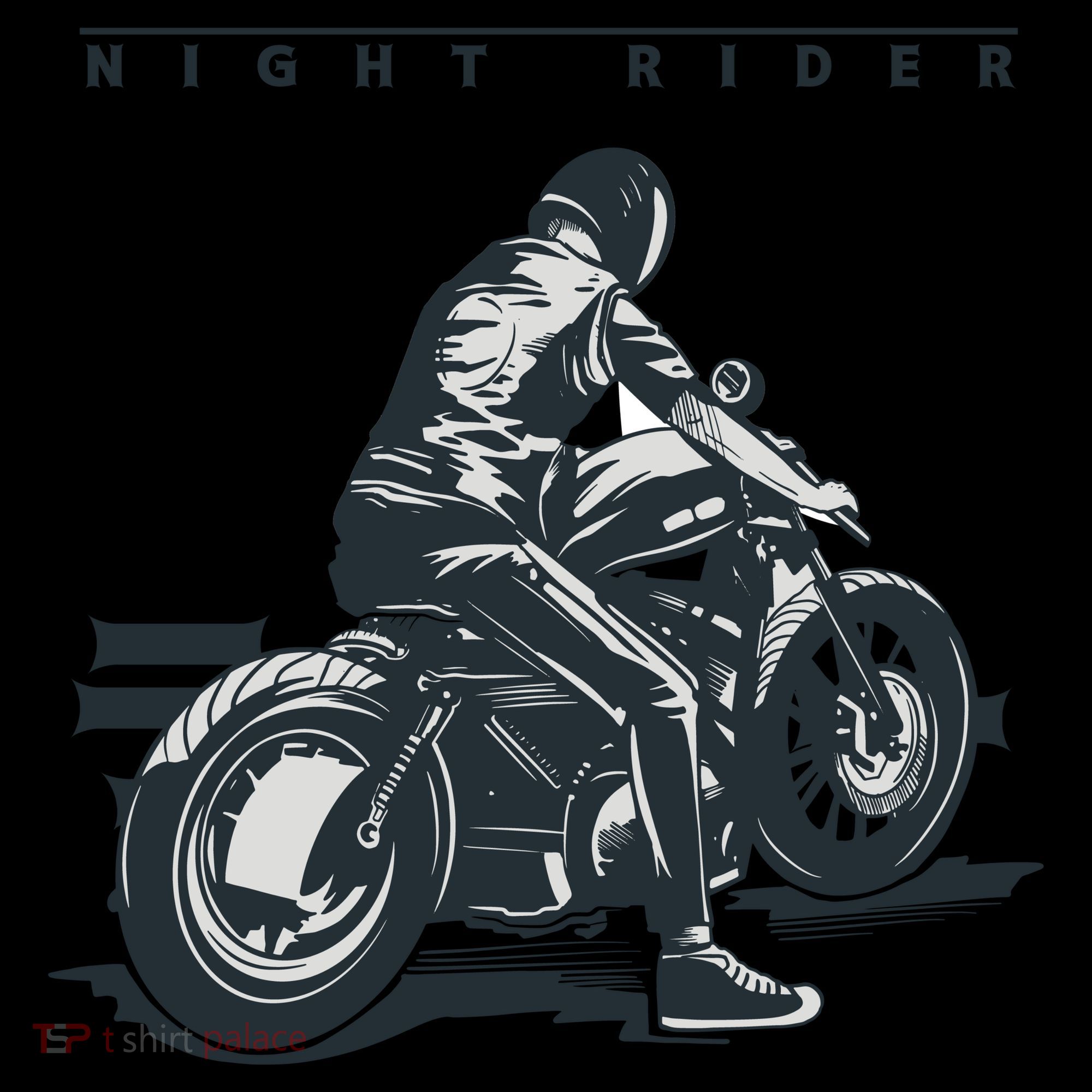 Night Rider Japanese Biker Coffee Mug