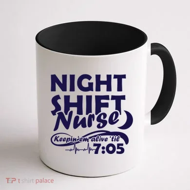 Night Shift Nurse Coffee Mug back