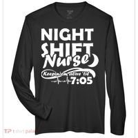 Night Shift Nurse Zone Performance Long-Sleeve T-Shirt thumb 0