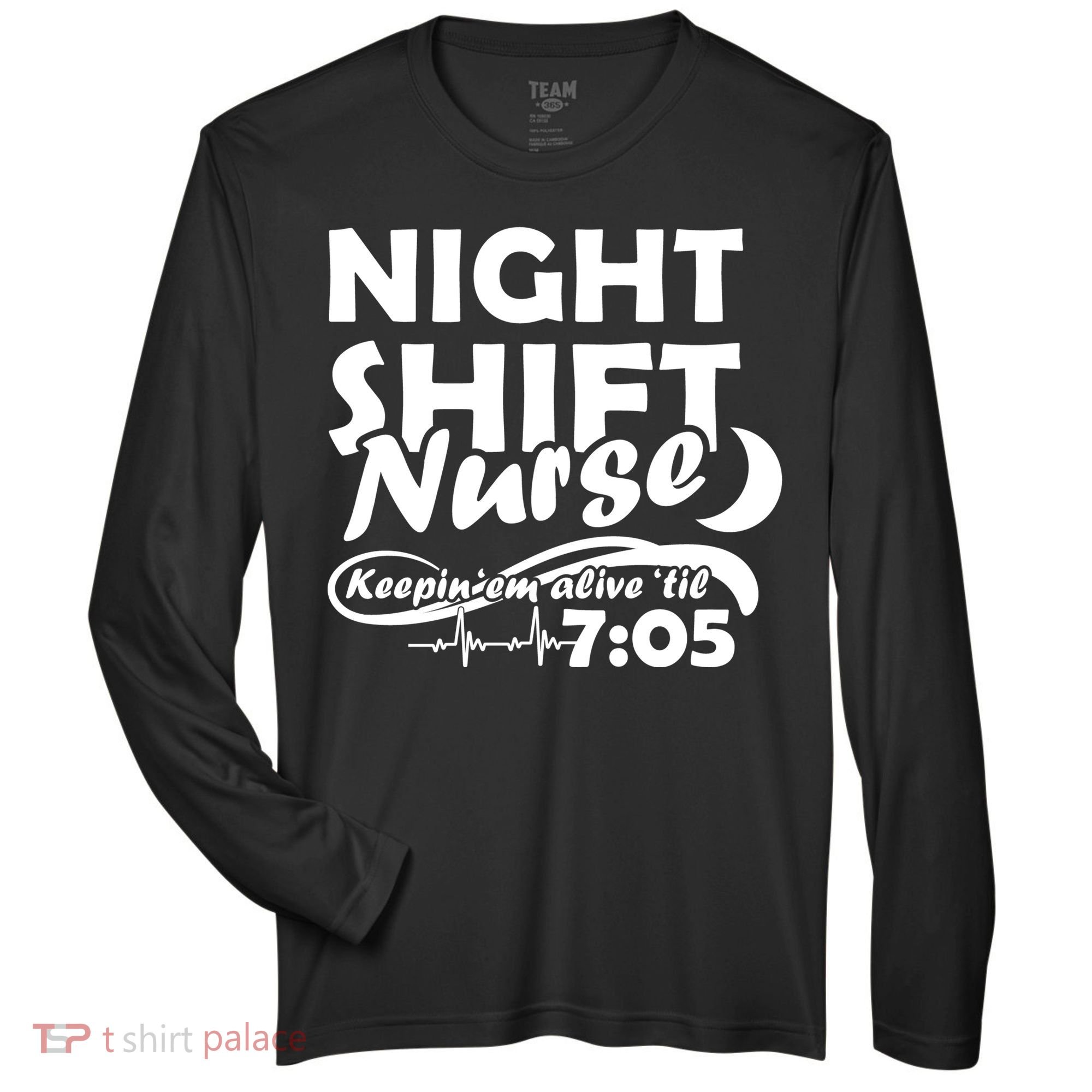 Night Shift Nurse Zone Performance Long-Sleeve T-Shirt