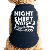 Night Shift Nurse Doggie Tank thumb 0
