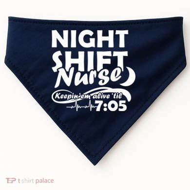 Night Shift Nurse USA-Made Doggie Bandana