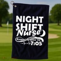 Night Shift Nurse Golf Towel thumb 1