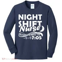 Night Shift Nurse Kids Long Sleeve Shirt thumb 0