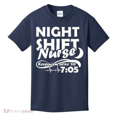 Night Shift Nurse Kids T-Shirt