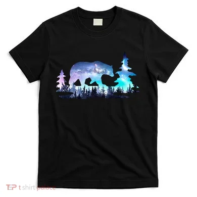 Night Sky Wilderness Bear T-Shirt