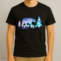 Night Sky Wilderness Bear T-Shirt thumb 3