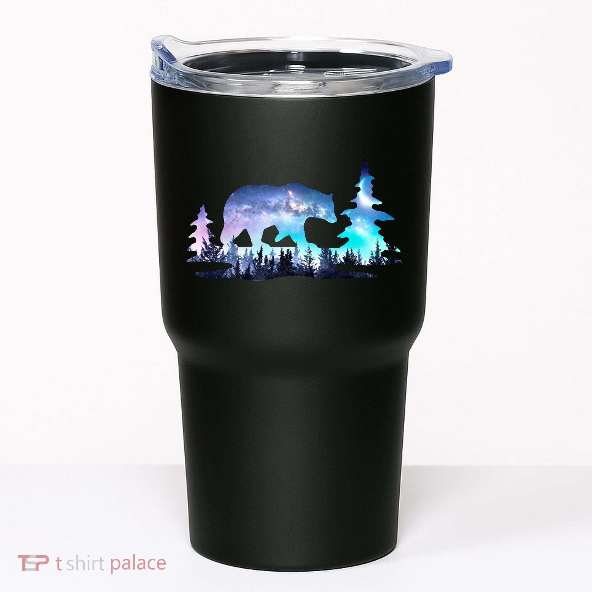 Night Sky Wilderness Bear Tumbler
