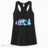 Night Sky Wilderness Bear Women's Tank Top thumb 0