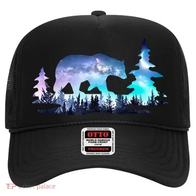 Night Sky Wilderness Bear Hat