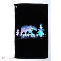 Night Sky Wilderness Bear Golf Towel thumb 0
