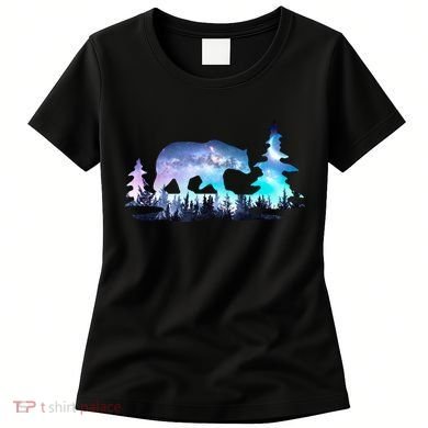 Night Sky Wilderness Bear Women's T-Shirt