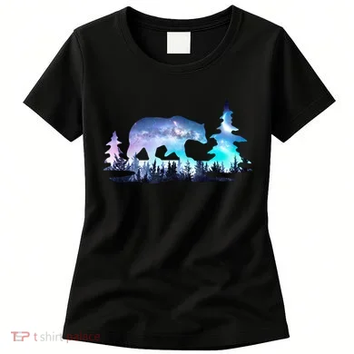 Night Sky Wilderness Bear Women's T-Shirt